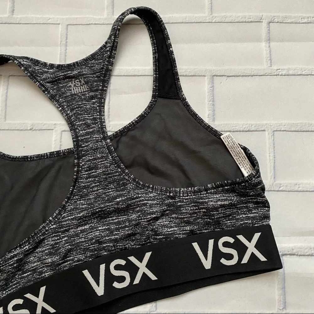 Victoria’s Secret Sport Gray and Black Low Support Sports Bra - Picture 4 of 6